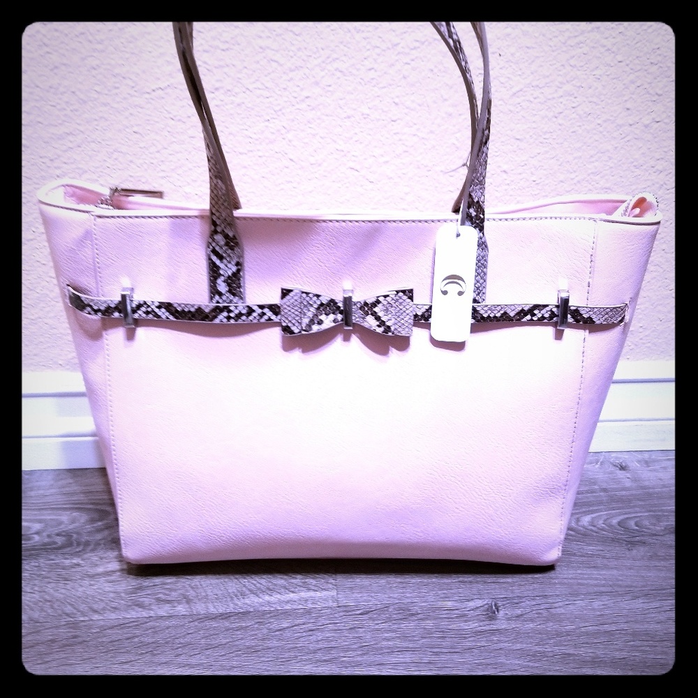 Charming Charlie pink tote